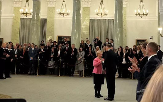 prof. Żyżelewicz odbiera nominację profesorską