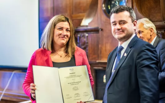 Joanna Grzelczyk z nagrodą
