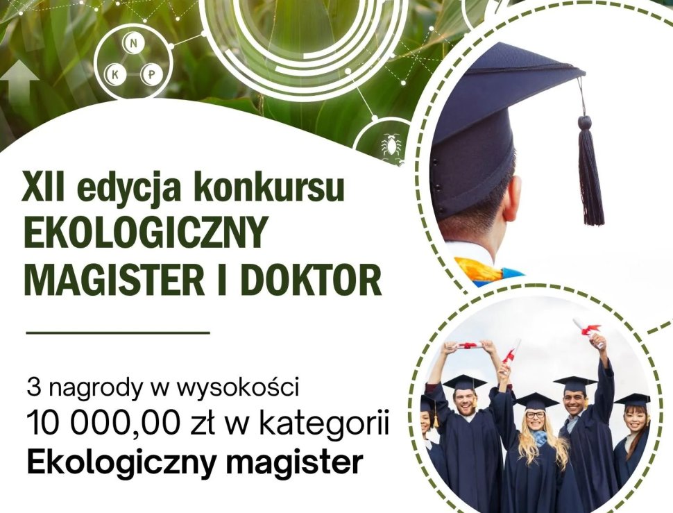 Ekologiczny magister i doktor - plakat