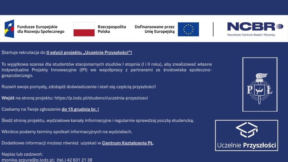 Projekt "Uczelnie przyszłości"